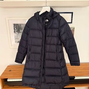 The North Face Women's Navy Puffer Coat